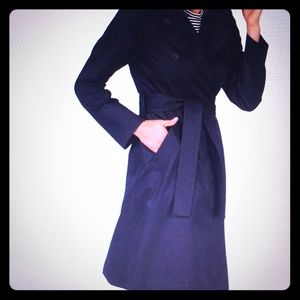 Everlane The Drape trenchcoat,Navy blue, S